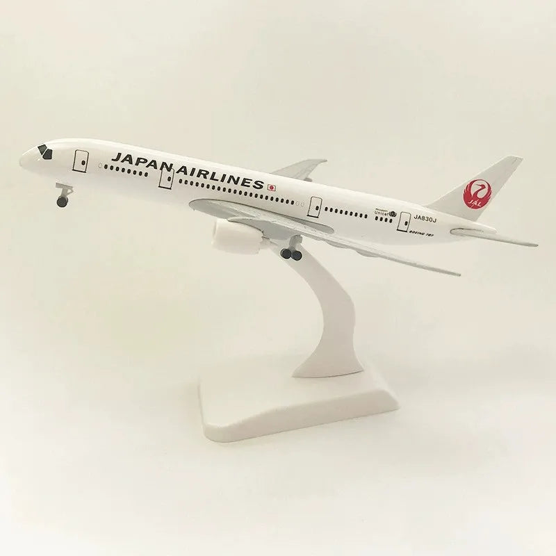 20cm Scale Aircraft B787 Series Airways Alloy Diecast Airplane Model With Wheels For Adults Hobby Collectible Miniature Plane