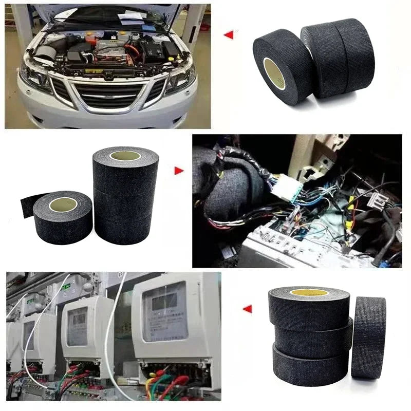 15 Meter/Roll Width 9mm / 19mm / 25mm / 32mm Soundproofing Heat Insulation Vibration Damping Automotive Tape | Self-Adhesive Tap