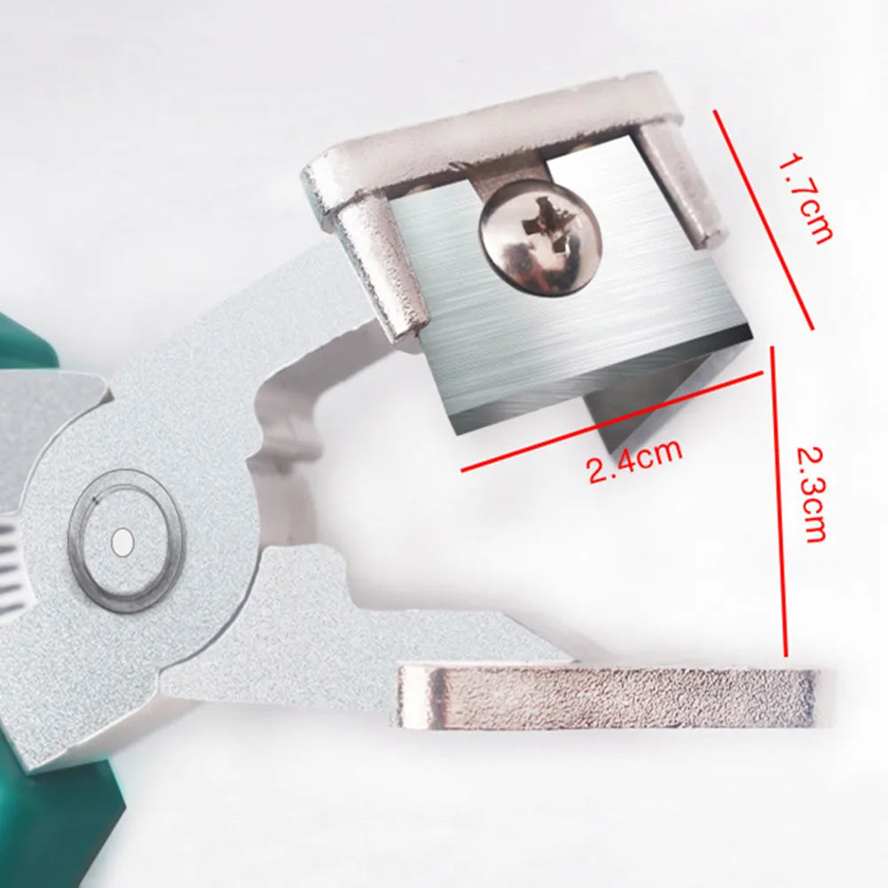V-shaped Rubber Strip Scissors 90° Sealing Strip Plier 7'' Right Angle Rubber Plastic Shears Door Window Installation Hand Tool