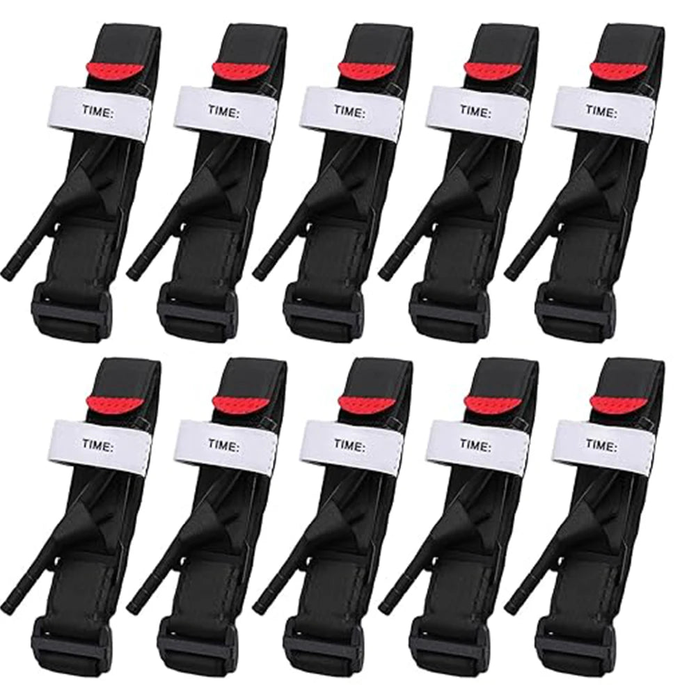 Outdoor Emergency Tourniquet Tactical Emergency Strap Single Handed Medical First Aid Equipment for Hiking Camping Travel Sports
