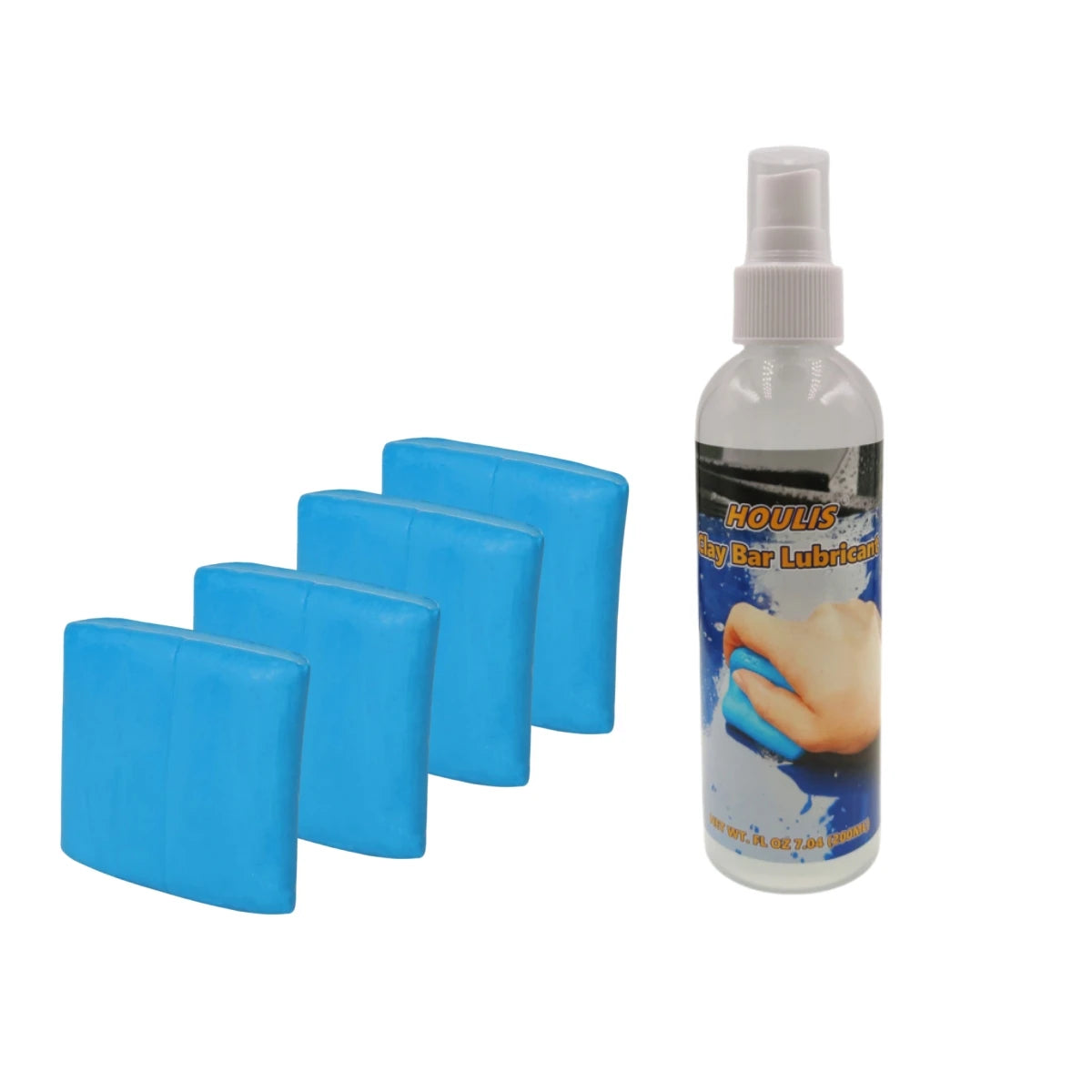 Car Clay Bar Synthetic Lubricant Detailing Set With Washing And Adsorption Capacity For Deep Cleaning Of Paint Wheel Hub Glass