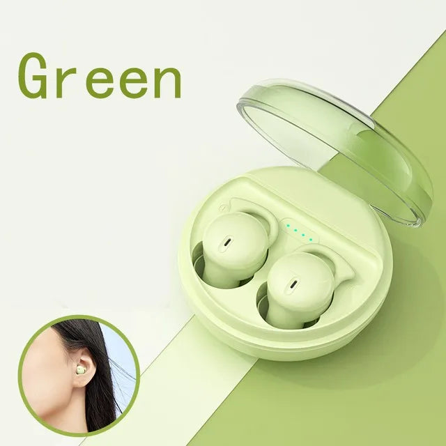 New Q26 Sleep Headphones Mini Small Wireless Bluetooth Earphones Noise Reduction Headset In-Ear Invisible Sleeping Earbuds Gifts
