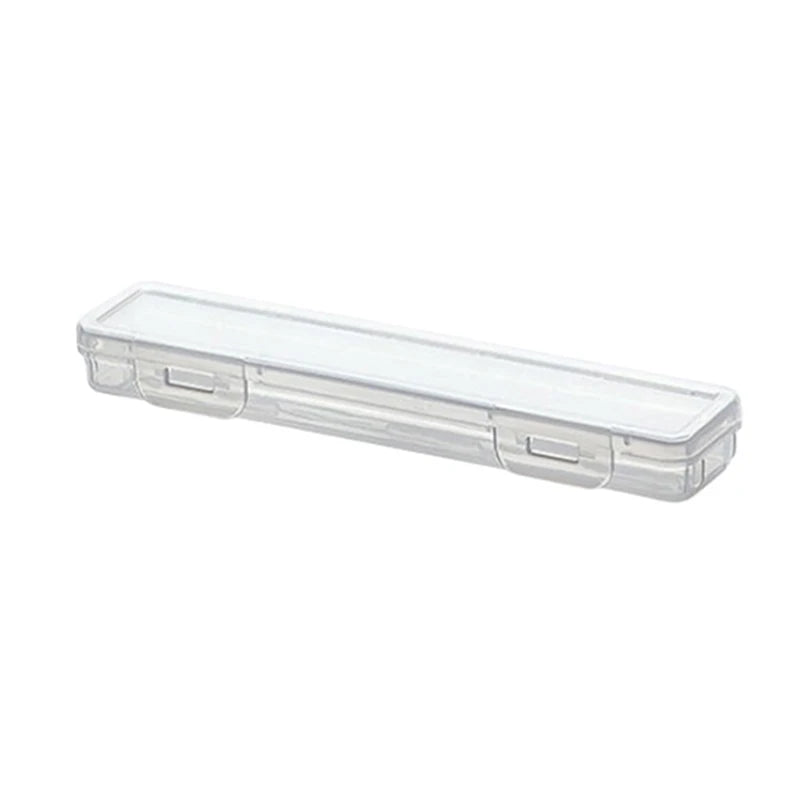 Travel Practical Accessories Portable Toothbrush Box Plastic Travel Toothbrush Case Transparent Toothbrush Holder Organizer