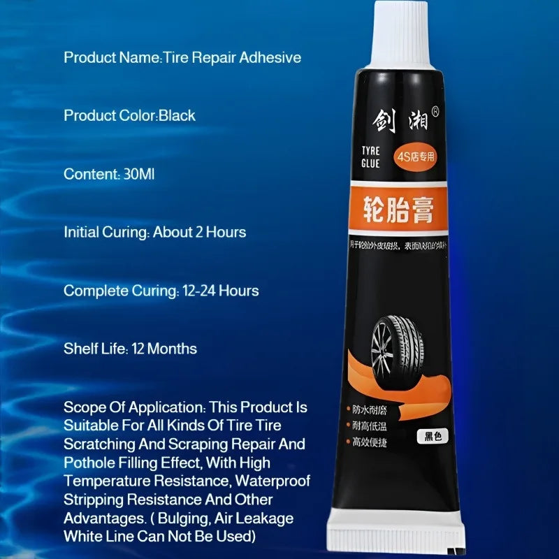 Rubber Powerful Repair Adhesive All Types of Tire Scratch Crack Repair Soft Side Repair Adhesive