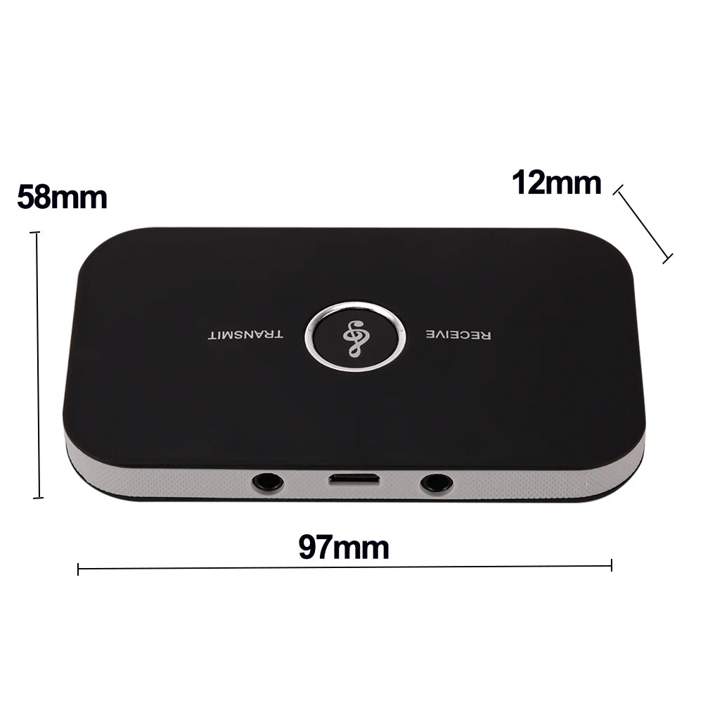 B6 Bluetooth-Compatible Transmitter Receiver Wireless Audio Adapter For PC TV Headphone Car With 3.5mm AUX Music Receiver Sender
