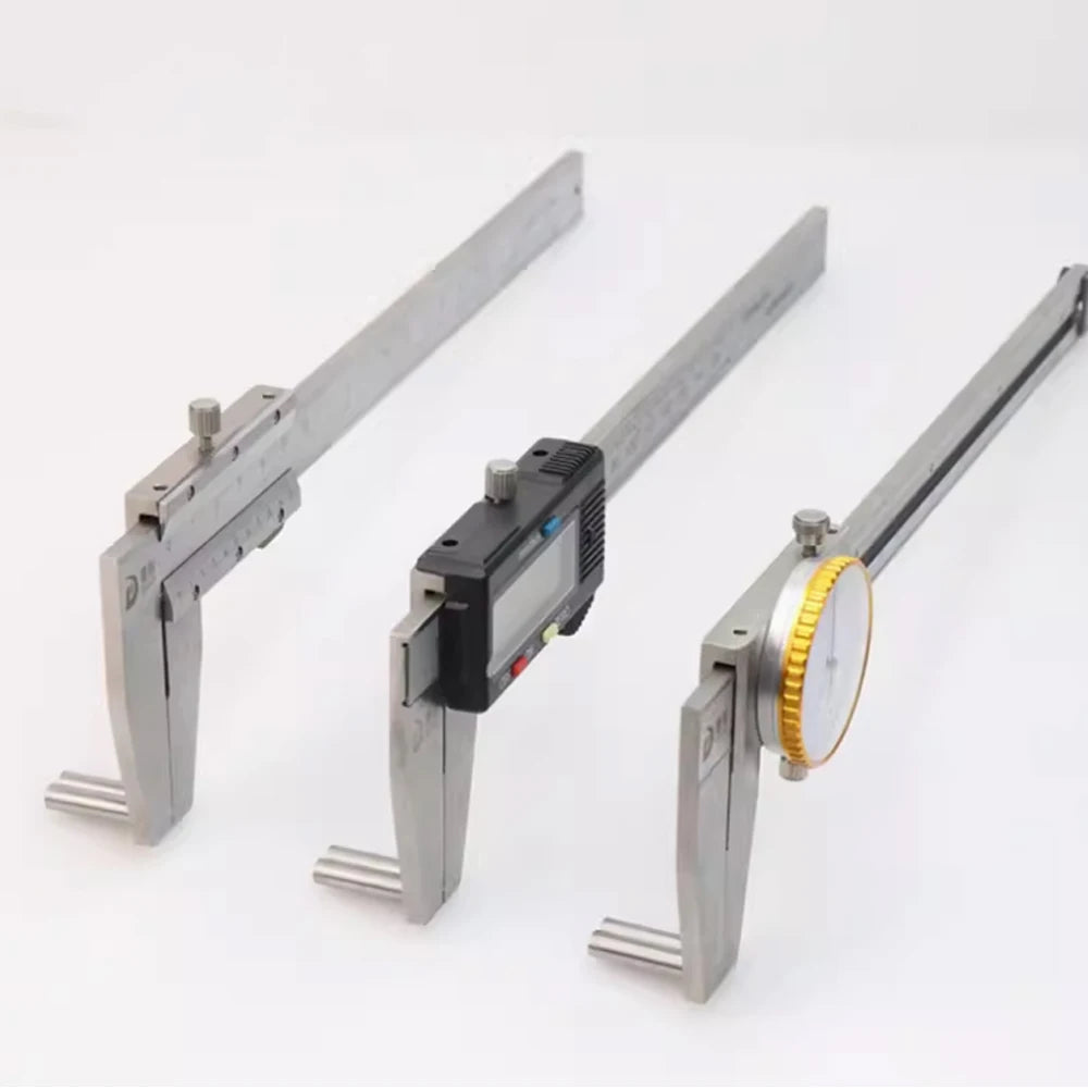 90° Special Digital Caliper For Boring 0-150mm Hook Foot Inner Diameter With Table Caliper Inner Diameter Groove Measurement