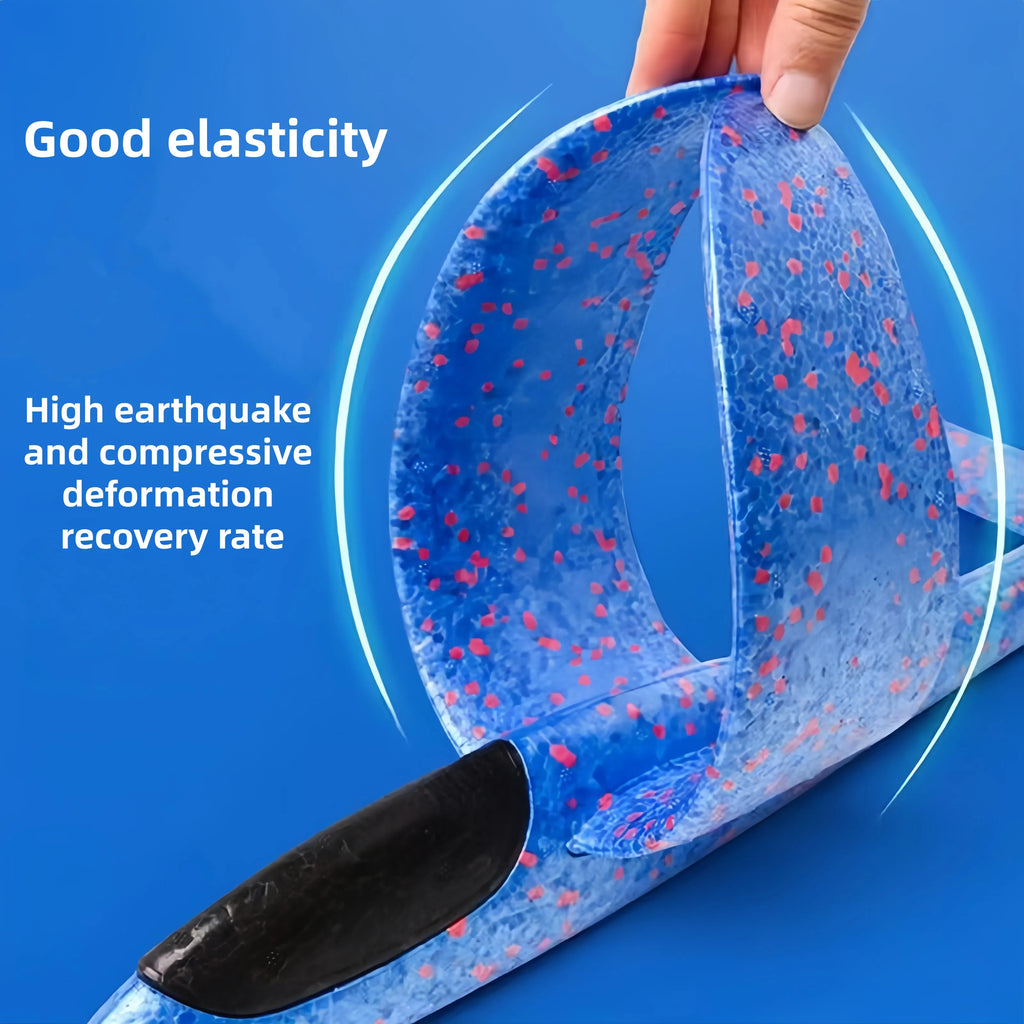 Foam Glider Hand Throwing Aircraft Toys Outdoor Boy Large Model Glider Outdoor Essential Gift