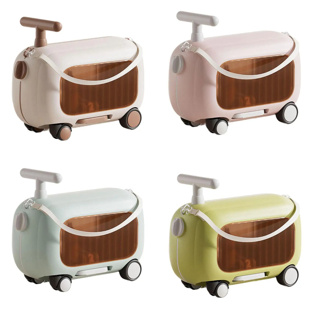 Luggage Case with Wheels Rideable Carry on Storage Carry on Luggage Children's Suitcase Luggage Set Travel Luggage