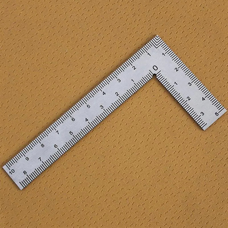 Mini L Square Ruler Measuring Layout Tool Stainless Steel Square L Shape Ruler Precision For Building Framing Gauges