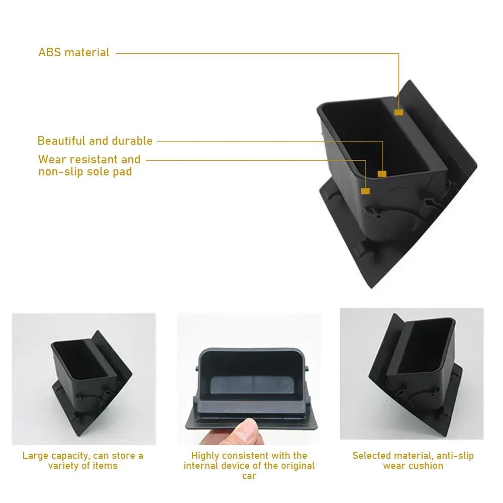 Car Coin Box Pocket Fuse Cover For Subaru Forester XV Crosstrek Forester Outback Legacy Lid Stowing Tidying LHD Accessories