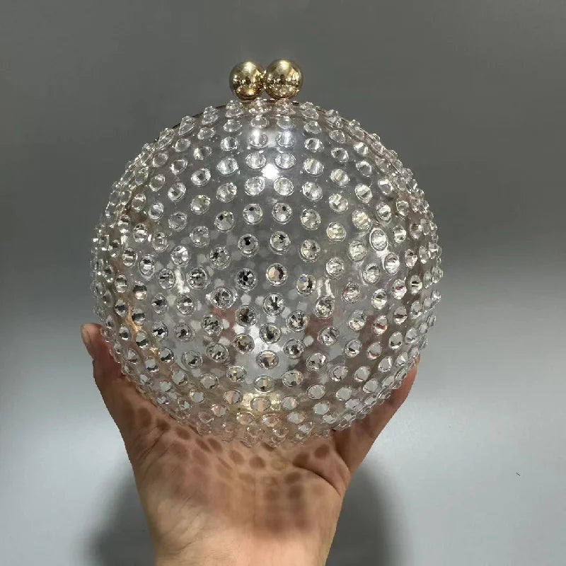 Handbag Ball Acrylic Wedding Banquet Bag Beach Crossbody Shoulder New Vacation Diamond Luxury Women's Elegant Handbags Purses