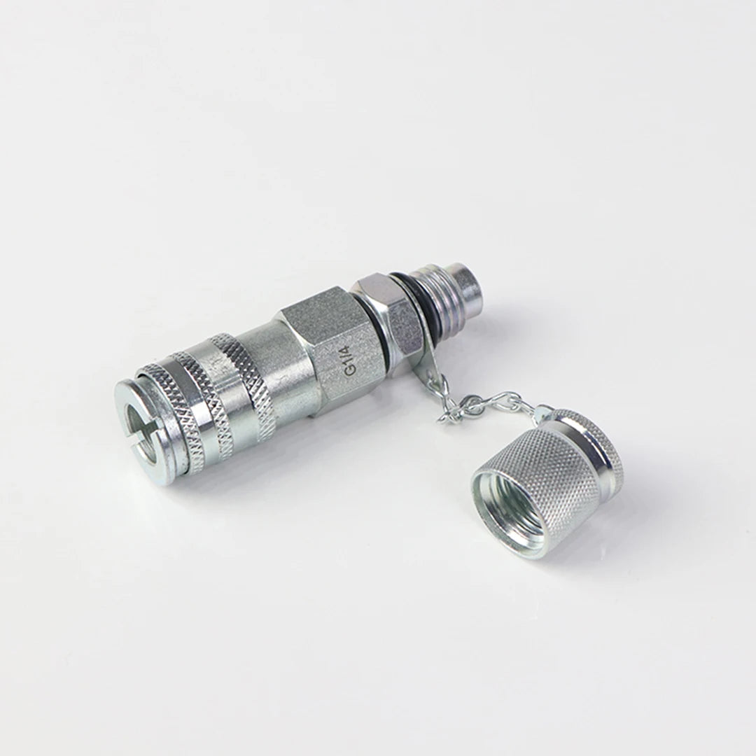 Hydraulic Quick Connector Komatsu PC200 Excavator Main Pump Pressure Connector