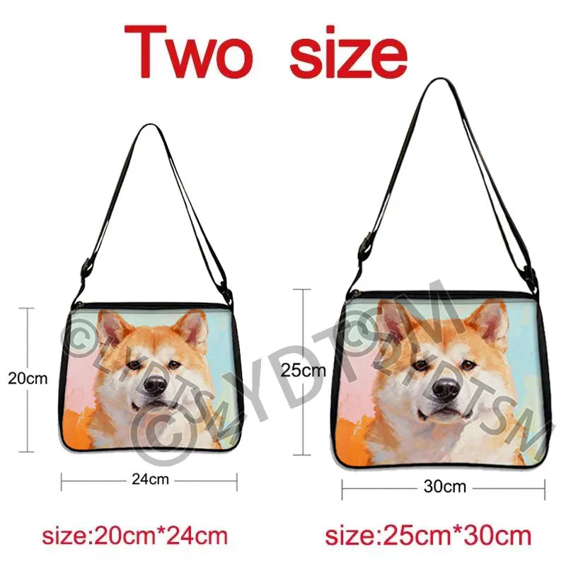 Howling Wolf Under The Moonlight Handbags Baby Wolf Messenger Bag Cool Howling Wolf Shoulder Bag Crossbody Bag Phone Holder