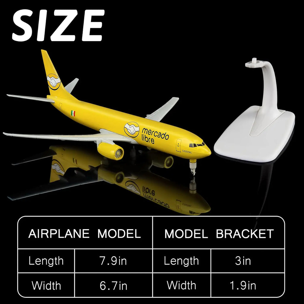 20cm Mercado Airline 787 B787 Airline 1/400 Scale Die Casting Airplane Model Alloy Metal Airplane Model Collection Model Plane