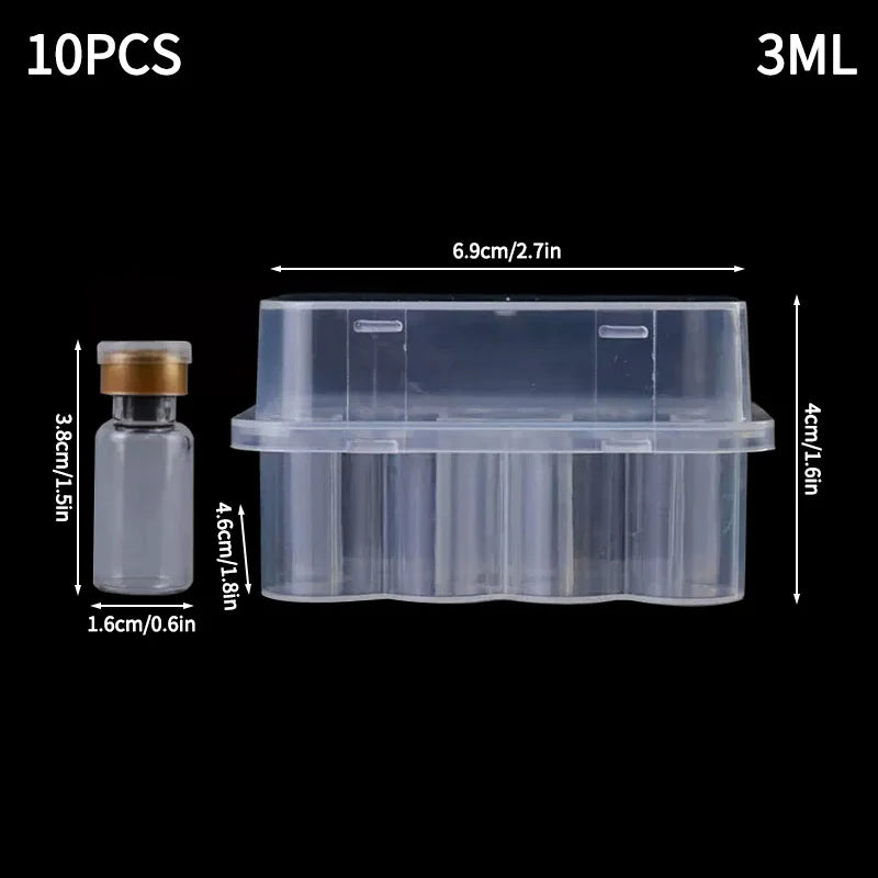 Insulin Vial Storage Case Peptide Storage Box 10/15/30 Grids Storage Bags Medicine Cases Portable Storage Bag Peptide Case