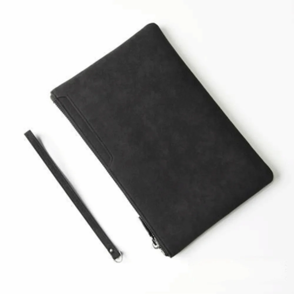 Gifts Portable Men's Business Clutch Bag Large Capaci Coin Purse Handheld Busin Soft Surface Ort Leather Wallet
