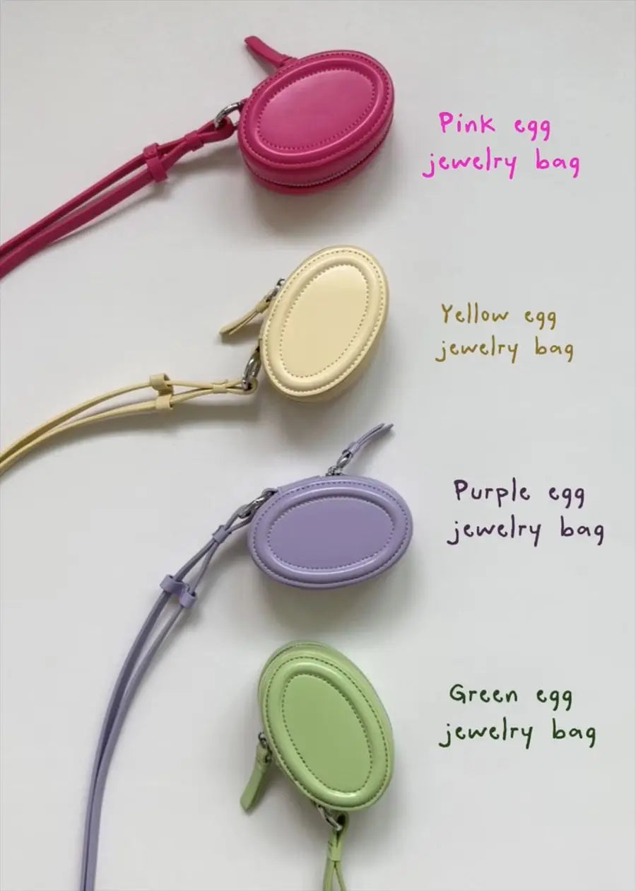 Round box jewelry bag, niche design, versatile crossbody baginsNeck-hanging decorative waist bag, lipstick key bag, earphone bag