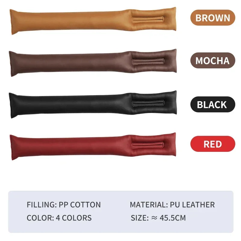 Car Seat Gap Filler PU Leather SoftSide Seam Plug Leak-Proof Filling Strip Car Accessories Interior Universal Car Decoration