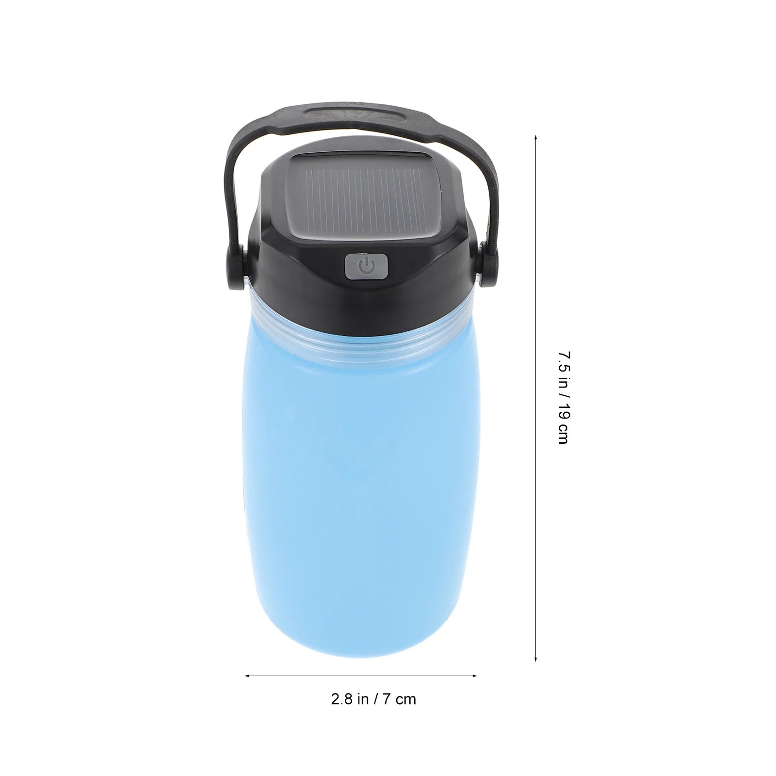 1Pc Solar Charging Kettle USB Powered Camping Kettle Lightweight Portable Water Boiling Cup for Outdoor Travel Hiking Emergency