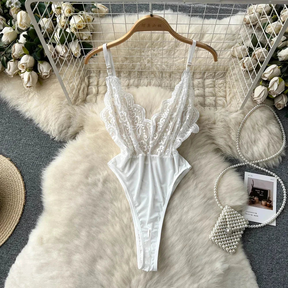 Sweet Bunny Lingerie Set Women Sexy Soft Plush Cute Bowknot Sweet Nightgowns Christmas Rabbit New