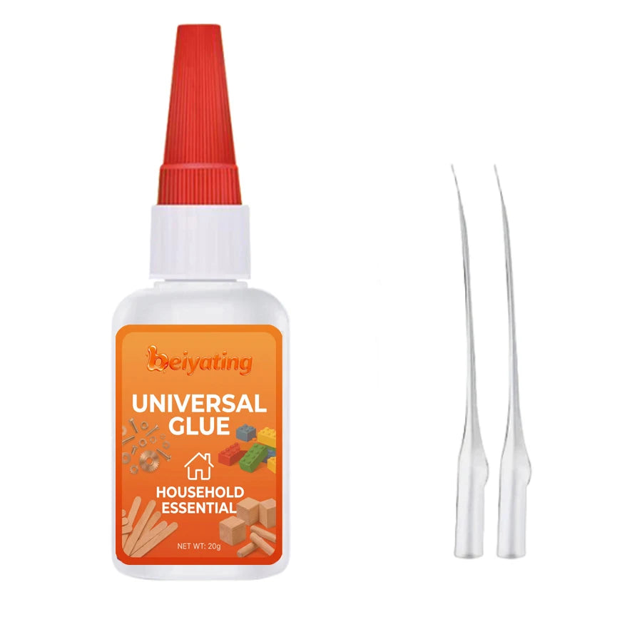 1-3Pcs 20g Universal CA Super Glue, Fast Drying DIY Adhesive for Household Plastic Toys Ornaments Crack Repair