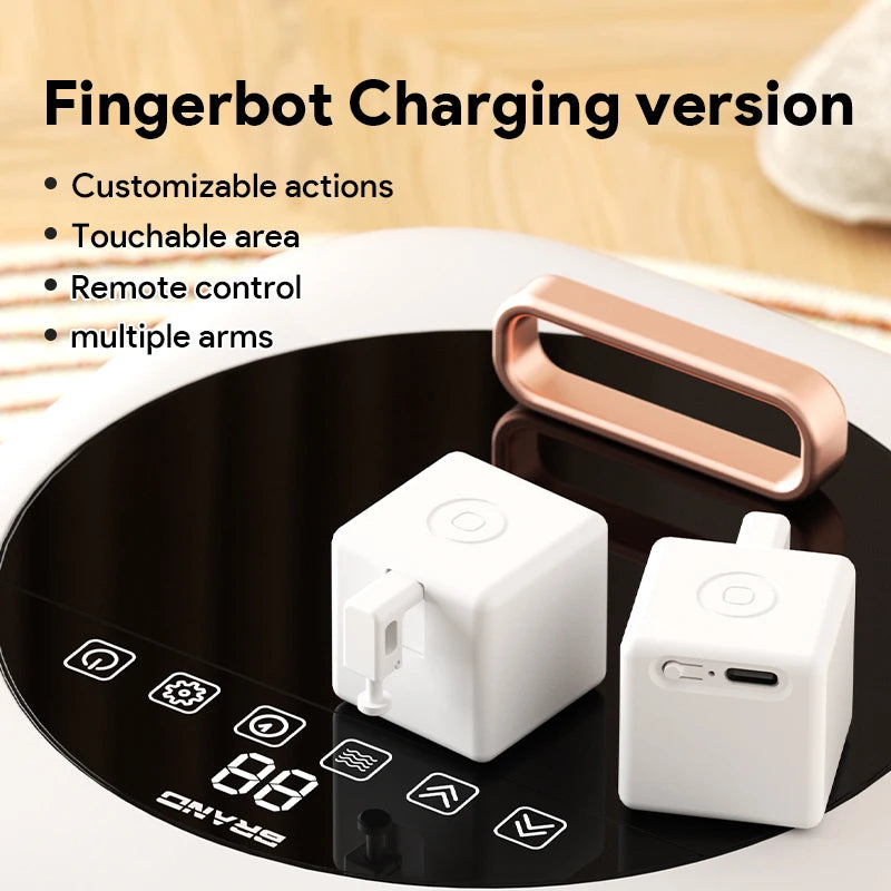 Tuya Smart Touch Finger Robot ZigBee 3.0 Chargeable Switch Button  Pusher Bot Remote Control App Support Alexa Google Home Alice