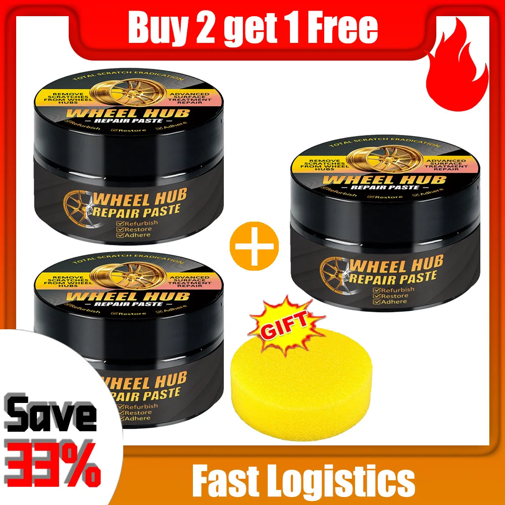 Car Wheel Hub Repair Paste Scratch Remover Oxidation Polishing it Reparación Llantas Universal Alloy Wheel Dent Restore Care