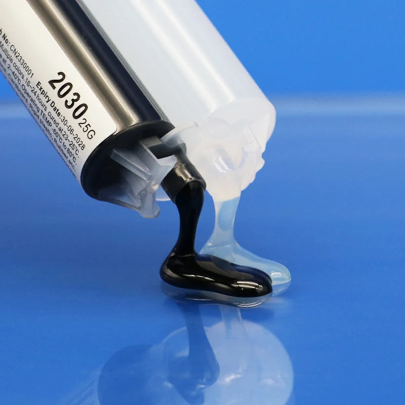 Black Standard 2030 Epoxy Adhesive Bonding Sealed Waterproof 100 Minutes Slow Cured 25g AB Glues Resin With Hardener 2 Part Glue