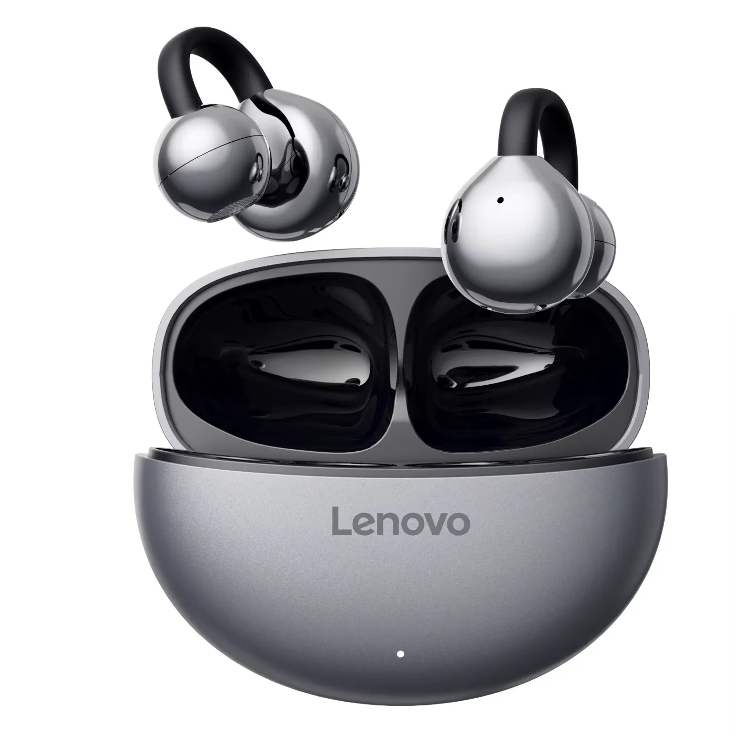 Lenovo Earbuds TA410 Bluetooth 5.4 TWS Ear Clip | Touch Control, Long Battery with Mic