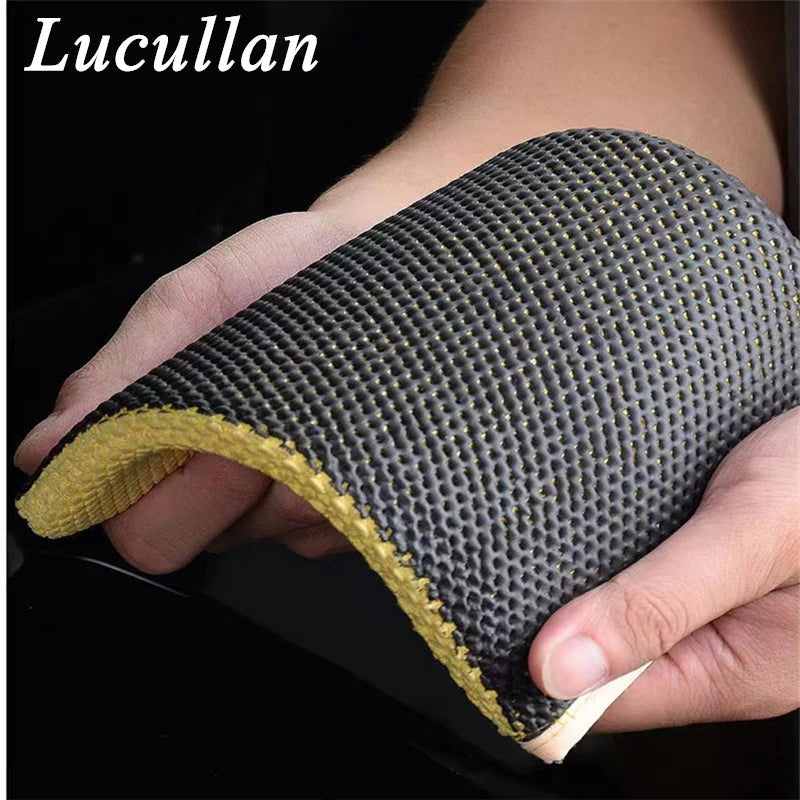 Lucullan Clay Mitt Glove Detailing Car Wash Cleaning Towel Cloth Quickly Removes Debris from Your Paint
