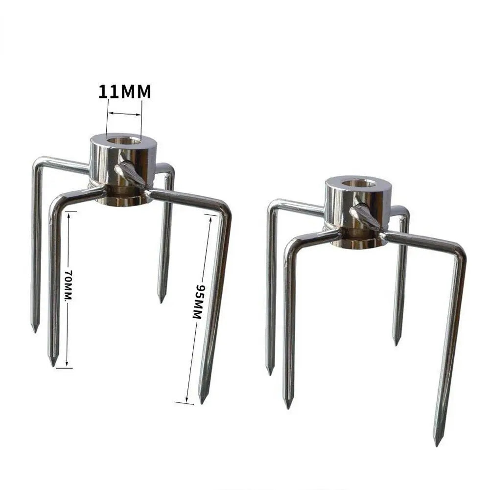 Rotating Fix Fork Barbecue Skewer Oven Accessories Forks Skewer Barbecue Steel Grill Spit Food Bbq Meat Skewer Tool Fork Grill