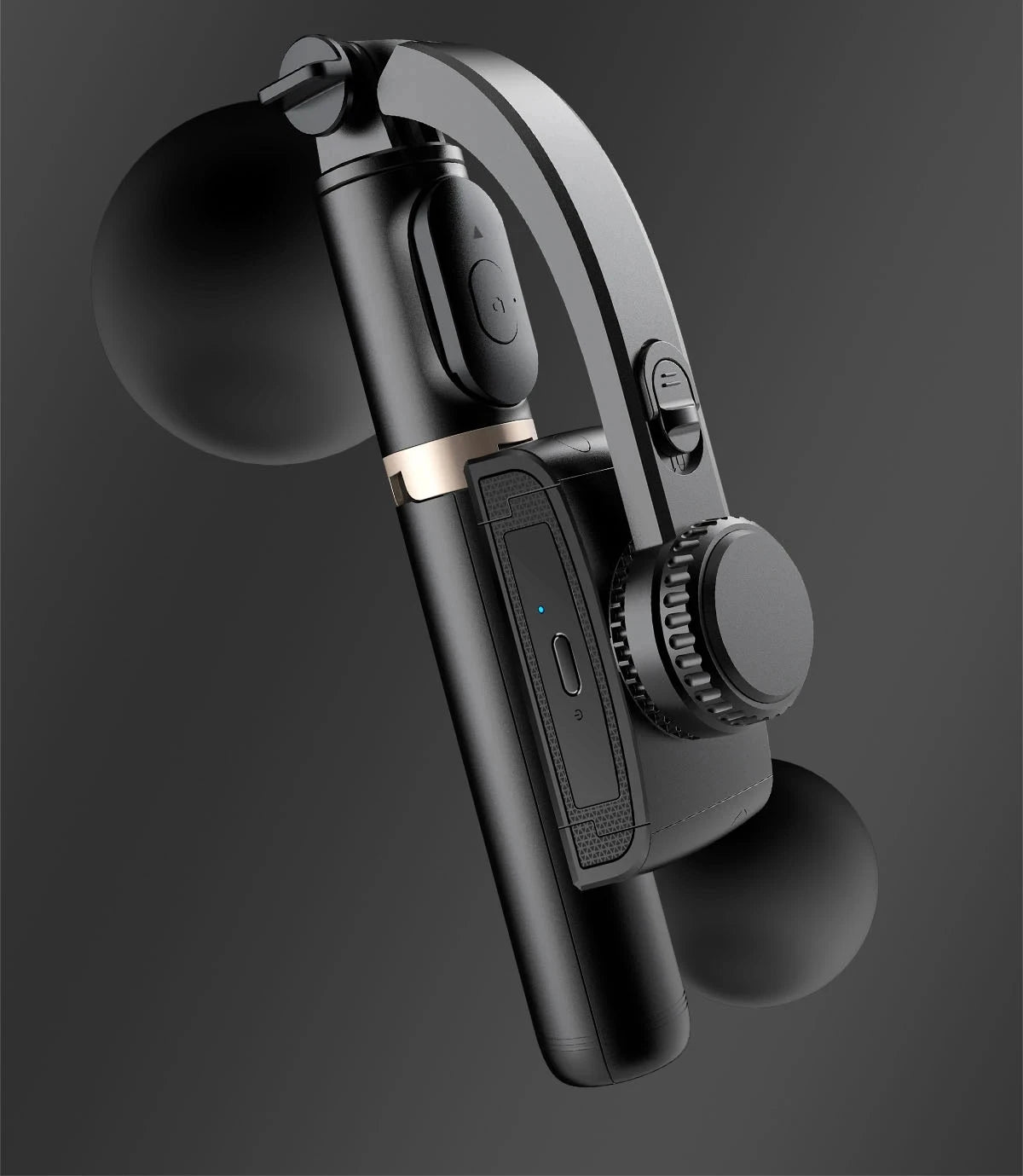 COOL DIER 2026 NEW Phone Gimbal Stabilizer Wireless Bluetooth Selfie Stick Tripod Stabilizer Holder Bracket for Smartphone Live