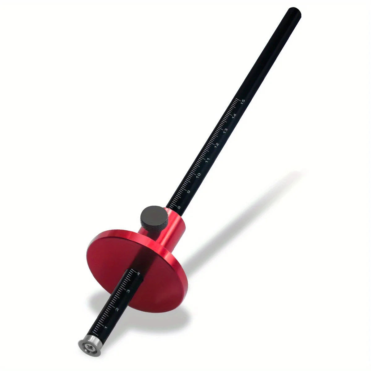 Bearing Wheel Cutter for Soft Wood ,Inch/MM Scale Ruler, Marking Gauge Dovetail Jig 1:5 1:8 Guide Aluminium Alloy Scribing Tool