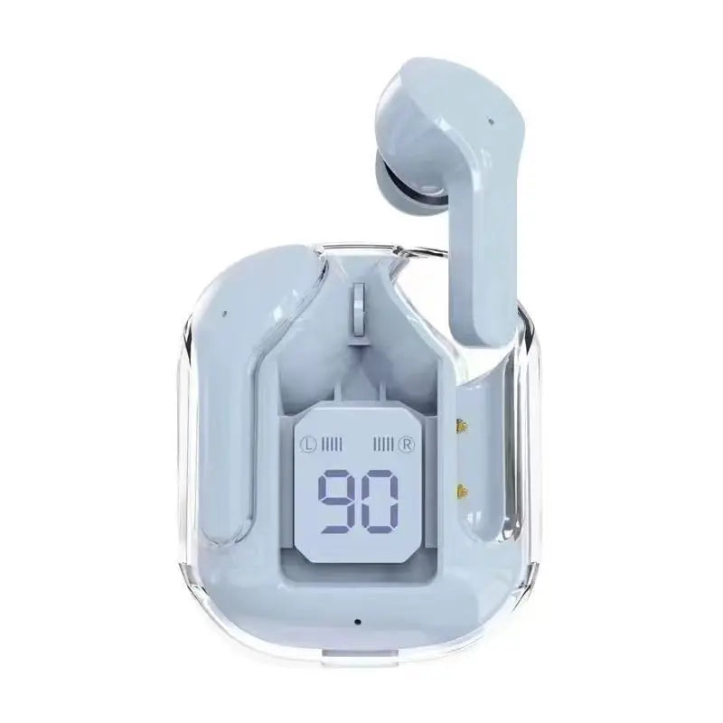 True Wireless Bluetooth Headset Transparent Design with LED Digital Display Stereo Sound TWS Earphones for Sports Working-Air 31