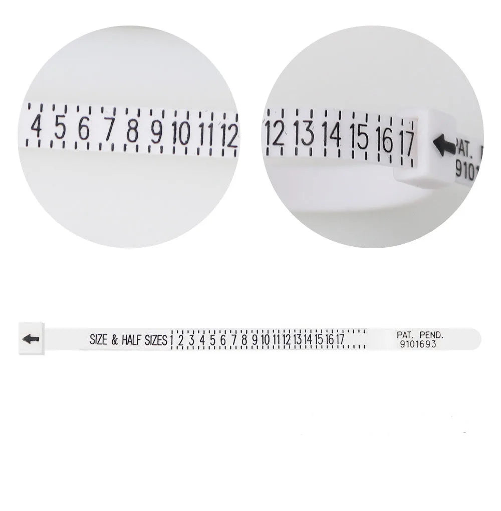 6pcs Ring Sizer Measuring Set Reusable Finger Size Gauge Measure Tool Jewelry Sizing Tools US Rings Size Jewelry Accessory Tools