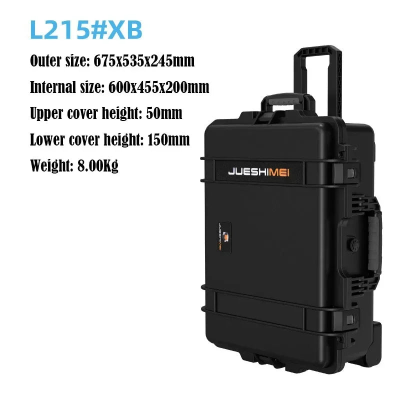 Pull Rod Toolbox Plastic Waterproof Outdoor Sealing Equipment Aviation Instruments Photography Equipment Safety Protection Box