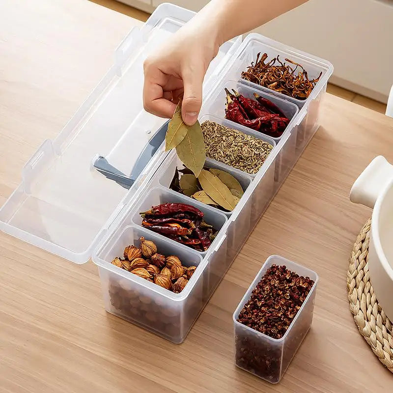 1Pcs Large Capacity Thickened Plastic Hardware Tool Storage Box With Handle Tool Organizer Box Transparent Handheld Toolbox