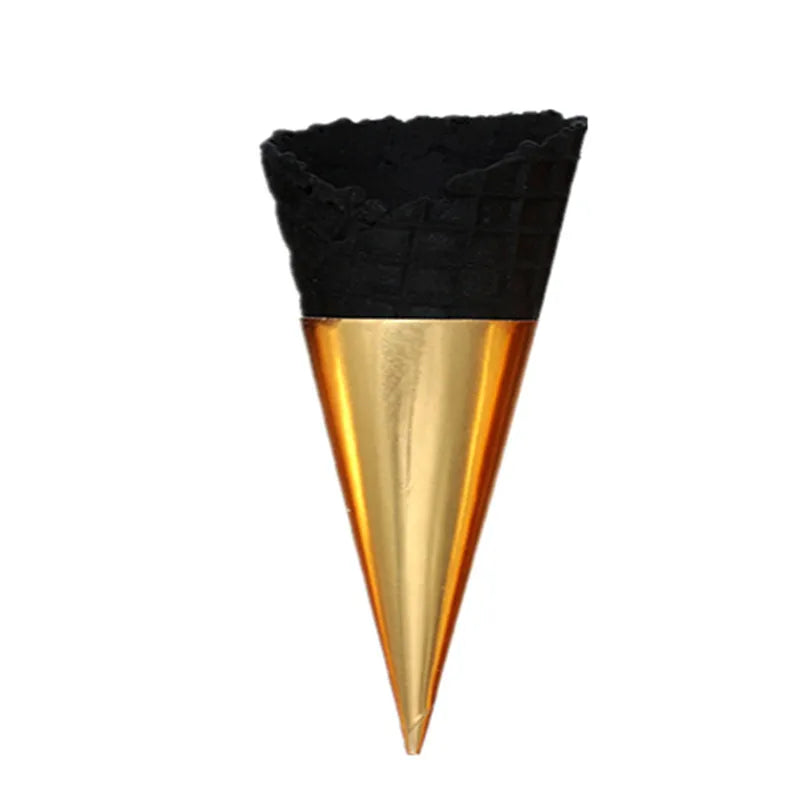 1000pcs Ice Cream Cone Holder Cover Disposable Cones Tray Paper Sleeve DIY Home Summer Party Supplies for Kids