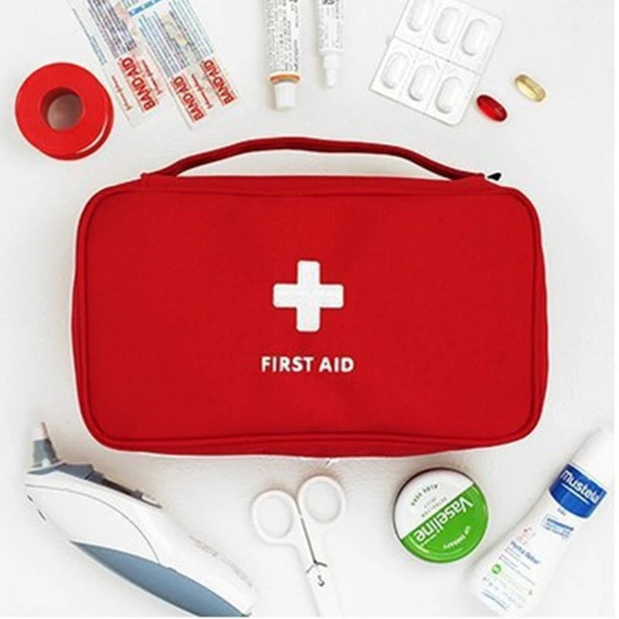 First Aid Kit Emergency Survival Bag Handbag Durable Trauma Bag Compact Rescue Tote Bag Portable Medicine Storage Bag