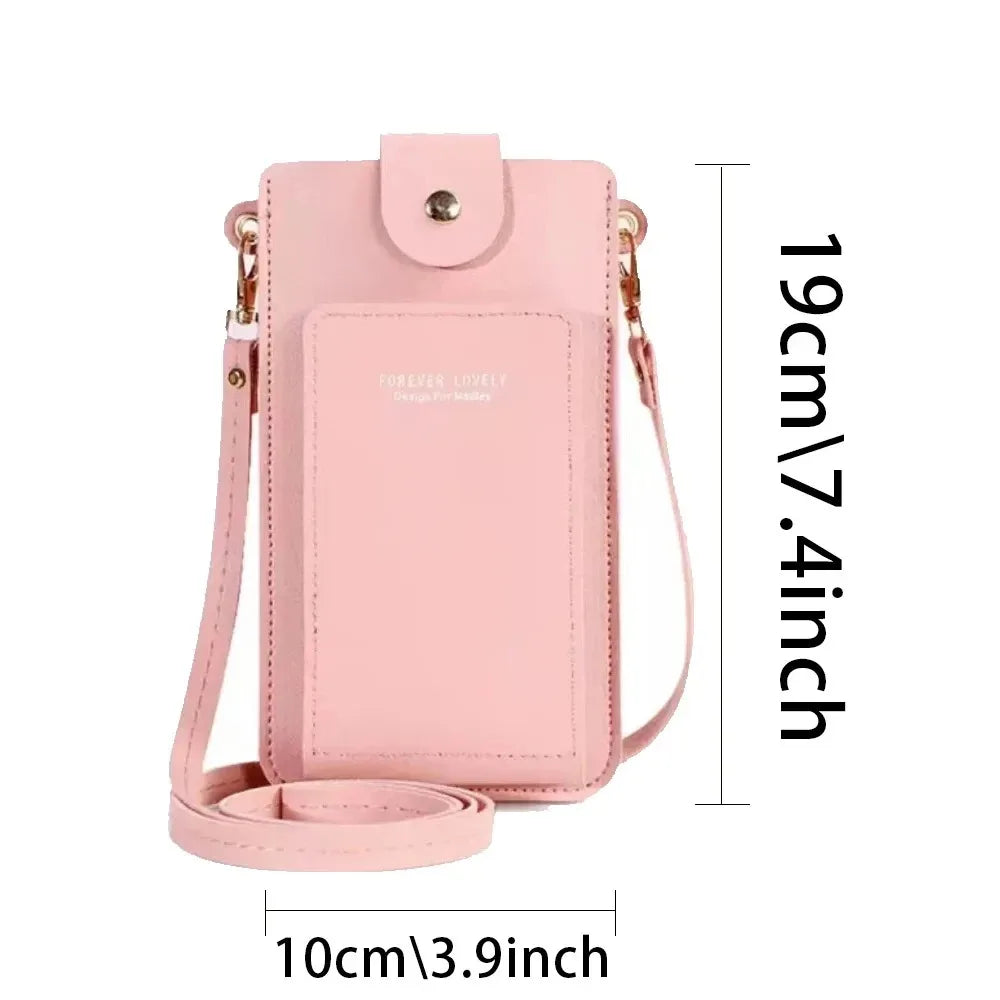 Multi-functional Cell Phone Touch Screen Clutch Bag Women's Wallet Large Capacity Travel Card Holder Passport Holder