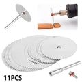 11pcs Mini Circular Saw Blade Disc wood working tools in wood saw hole saw Electric Grinding Cutting saw tool For Wood Cutting