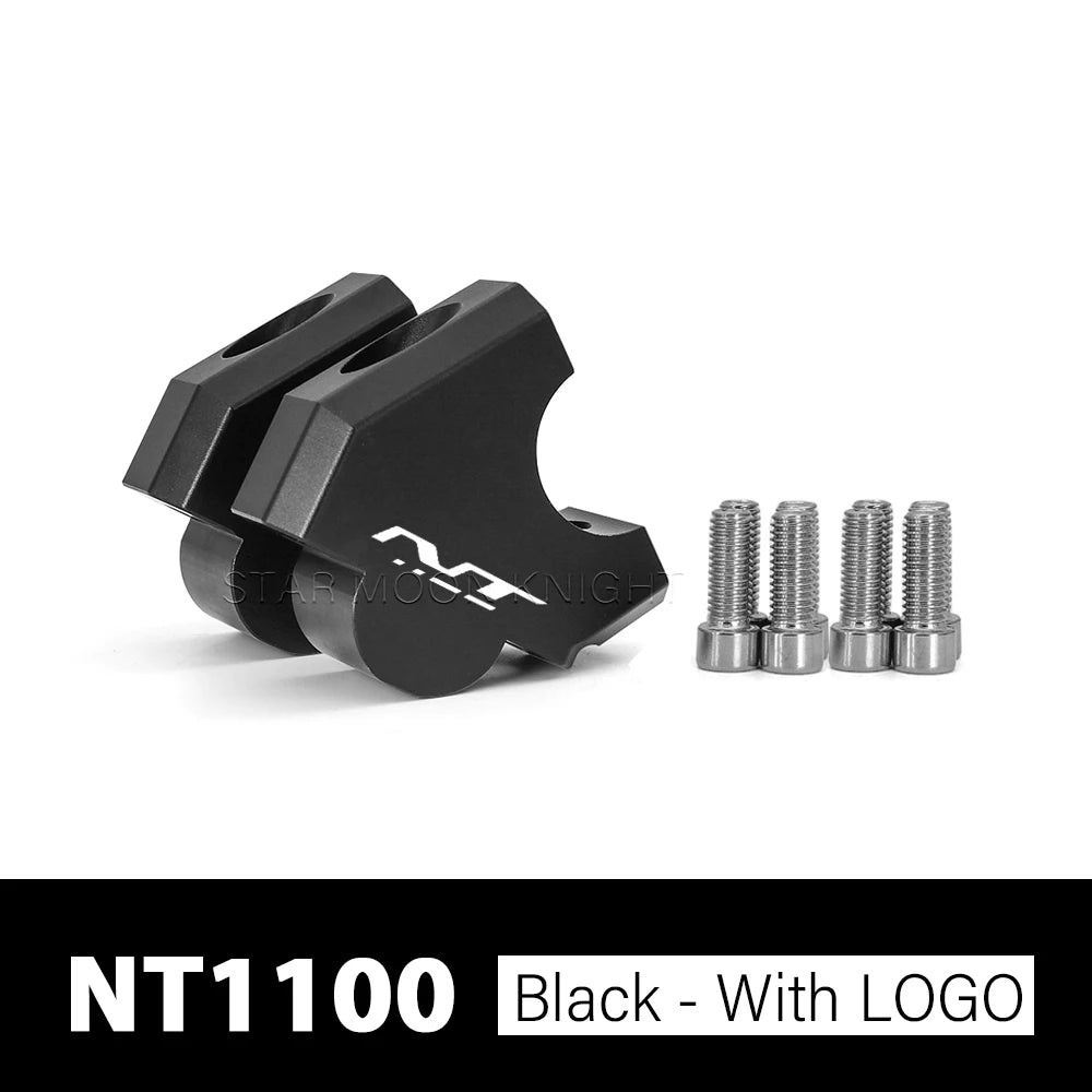 Motorcycle Handlebar Riser Clamp For NT 1100 NT1100 2022 2023 2024 Accessories Handle Bar CNC Aluminum Lift Mount