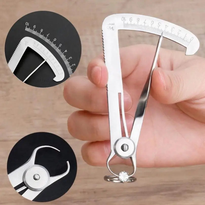 0-10mm Stainless Steel Precise Measurement Caliper Inside Calipers Gauge Diamonds Jewelry Measure Tool