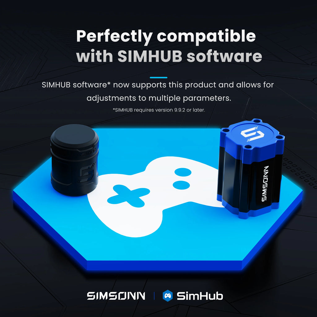 SIMSONN VAM and VAM Pro Linear Motor Vibration Feedback Haptic Reactor for the Pro X Ultra or Plus X Pedals (No Control Box)