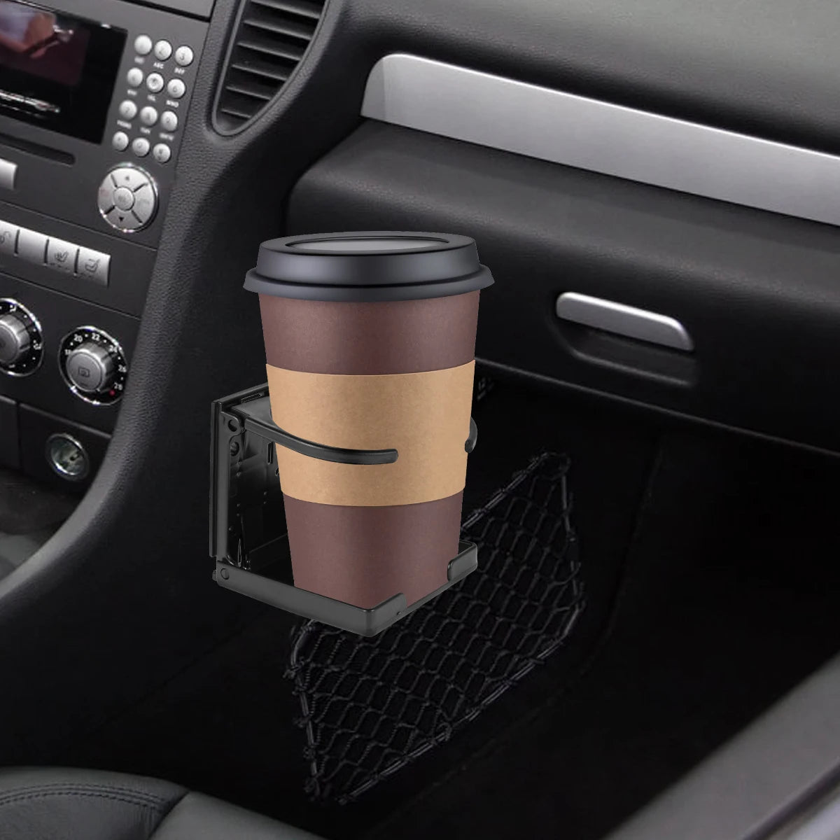 3Pcs Car Drink Cup Bottle Holder Auto Drink Rack Stand for Water Bottles Ashtray Adjustable Folding Car Coffee Cup Holder