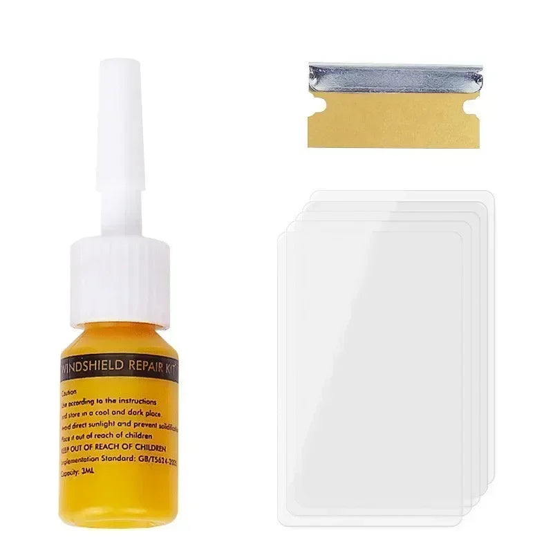 Car Cracked Glass Repair Tool Kit Auto Windshield Nano Repair Fluid Car DIY Window Tools Glass Scratch Repair Tool