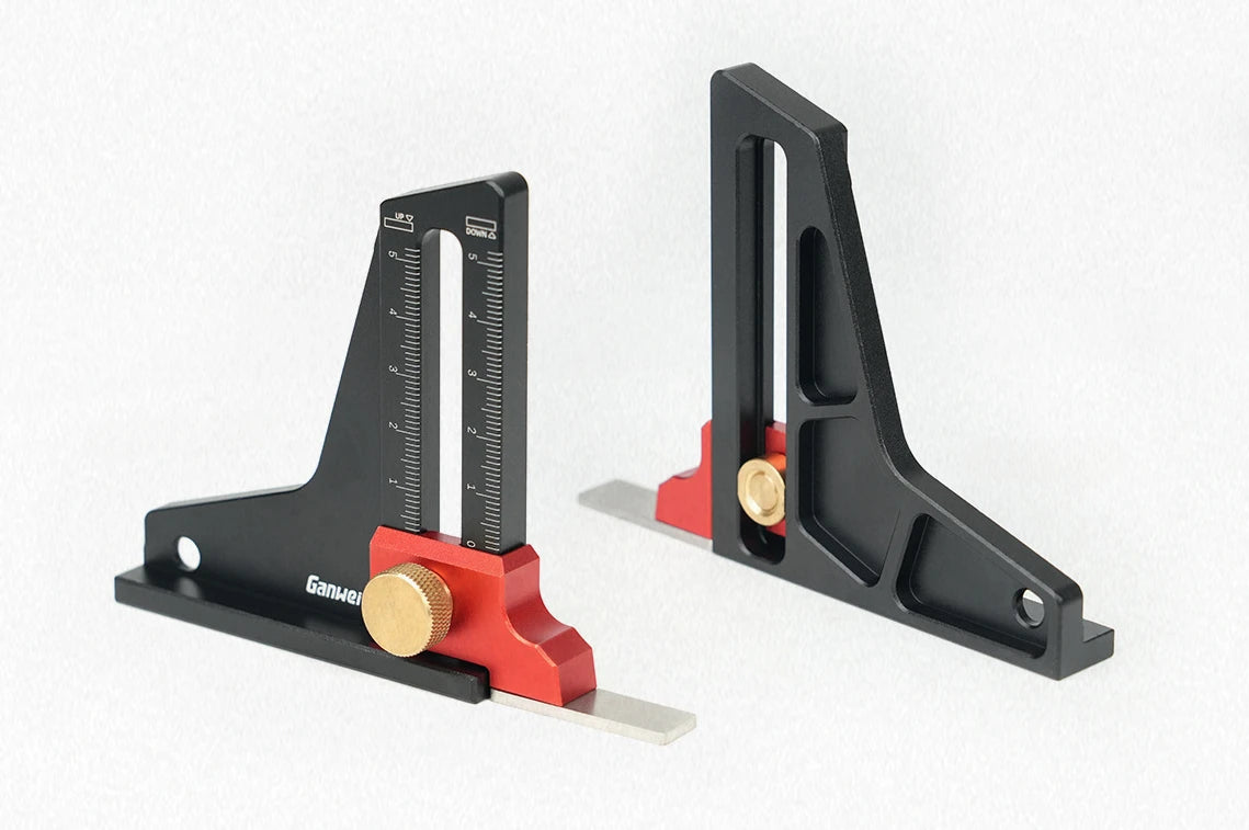 Height Gauge Depth Measuring Instrument Ruler Trimming Machine Saw Table Adjustment Woodworking Tools DIY