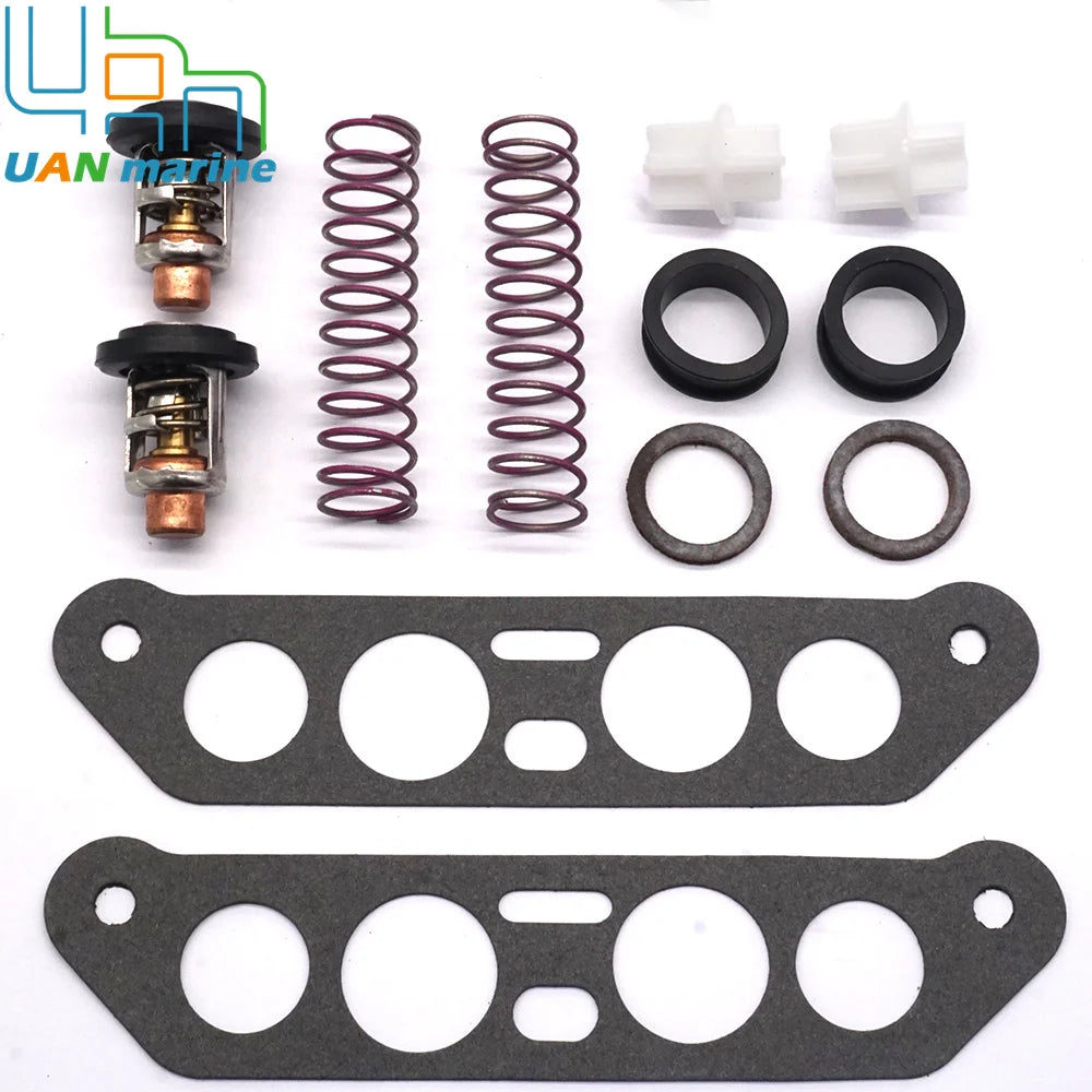 340975 340976 Thermostat Kit for Johnson Evinrude 65 80 85 88 90 100 112 115 HP V4 18-3673