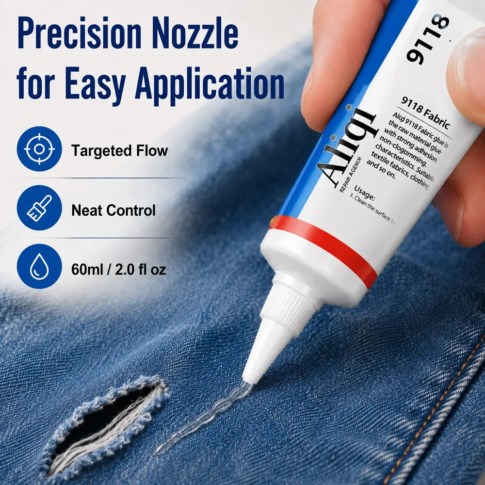 No Sew Fabric Adhesive for Clothing Repair, Quick Bond Fabric Glue for Denim Jeans Hem Patch DIY Crafts Washable Textiles Repair