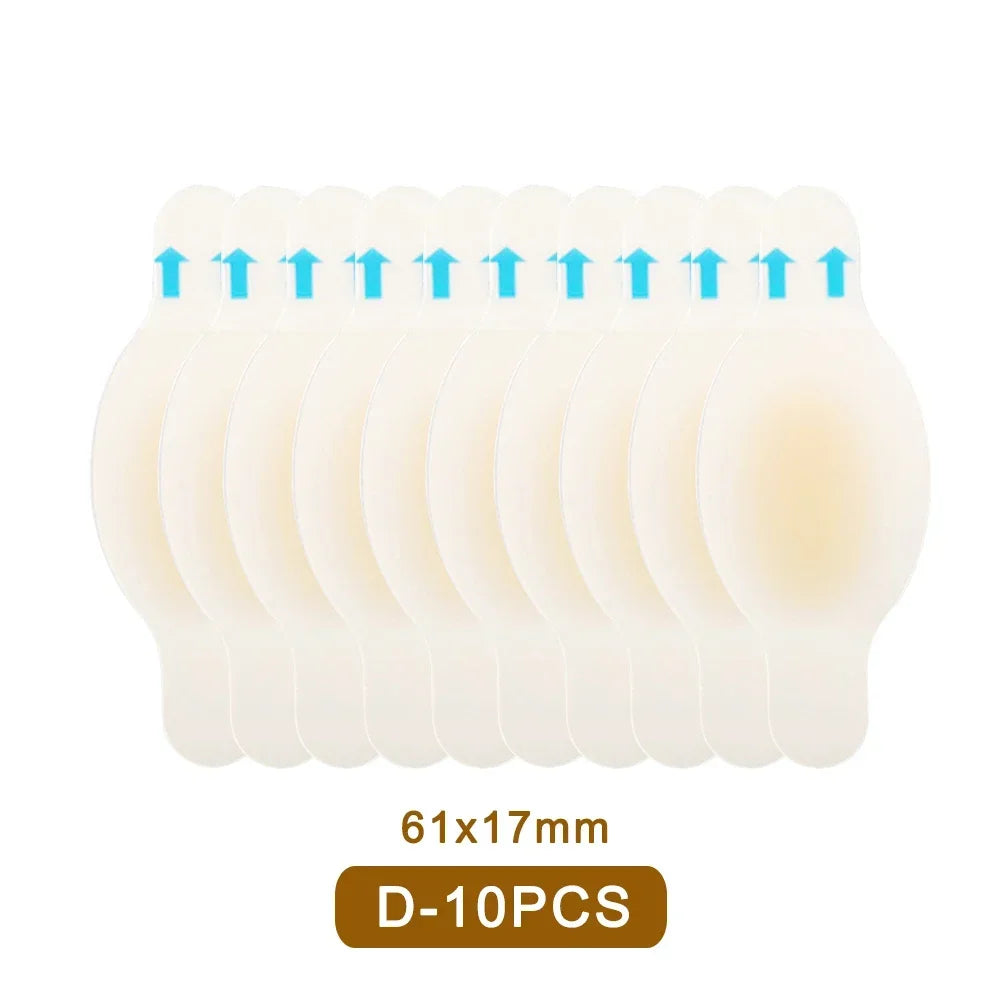 20/10pcs Hydrocolloid Foot Patch Heel Stickers Band-Aid Anti-Wear Adhesive Pain Bandage Emergency Kits Outdoor Camping First Aid